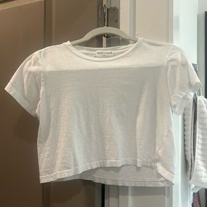 Aritzia - Dress Forum - Cropped white tee